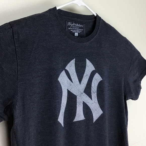 Wright & Ditson New York Yankees mens short sleeve tee shirt large - Picture 2 of 9